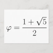 Golden ratio briefkaart (Voorkant)