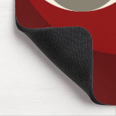 Golden Ratio Circles (rood) Muismat (Hoek)