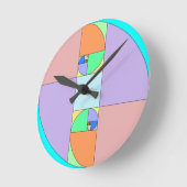 Golden Ratio Egg Ronde Klok (Hoek)