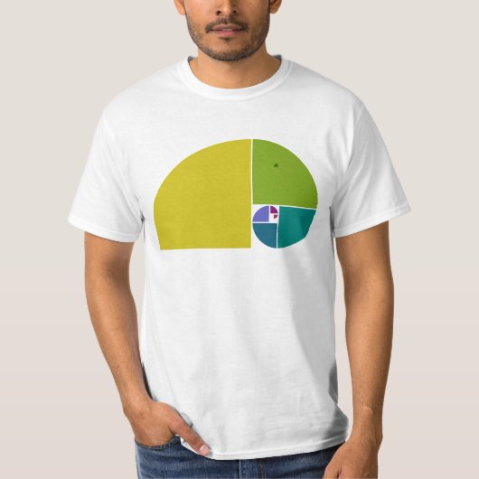 Golden Ratio Elephant - Fibonacci Spiraal 1 T-shirt (Voorkant)