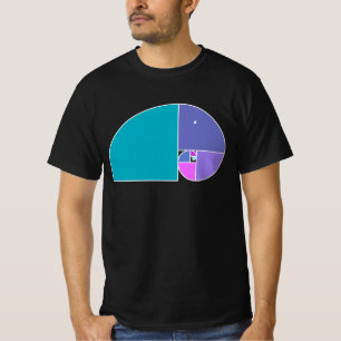 Golden Ratio Elephant - Fibonacci Spiral 3 T-shirt