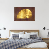 Golden Ratio, Fibonacci Spiral Canvas Afdruk (Insitu (Slaapkamer))