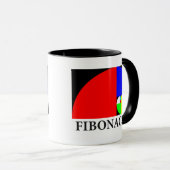 Golden Ratio, Fibonacci Spiral Mok (Voorkant rechts)