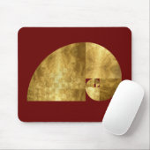Golden Ratio, Fibonacci Spiral Muismat (Met muis)