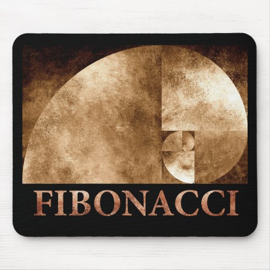 Golden Ratio, Fibonacci Spiral Muismat (Voorkant)