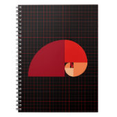 Golden Ratio, Fibonacci Spiral Notitieboek (Voorkant)