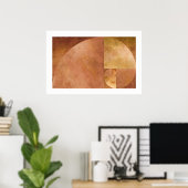 Golden Ratio, Fibonacci Spiral Poster (Thuiskantoor)