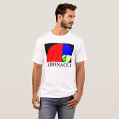 Golden Ratio, Fibonacci Spiral T-shirt (Voorkant volledig)