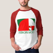 Golden Ratio, Fibonacci Spiral T-shirt (Voorkant)