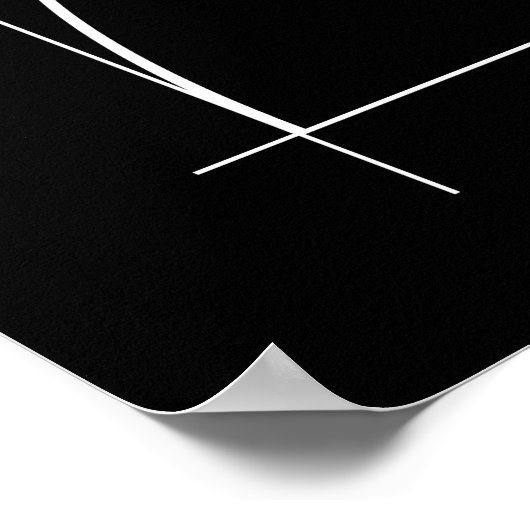 Golden Ratio, Fibonacci Spiral, Tekening Poster (Hoek)