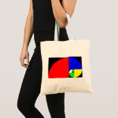 Golden Ratio, Fibonacci Spiral Tote Bag (Voorkant (product))