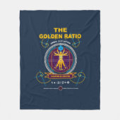 Golden Ratio Fleece Deken (Voorkant)