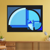 Golden Ratio Geconstrueerd Poster Canvas Afdruk (Insitu (Woonkamer))