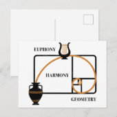 Golden Ratio Greece: Euphony, Harmony, Geometry Briefkaart (Voorkant / Achterkant)