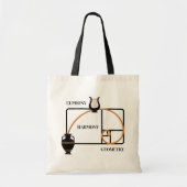 Golden Ratio Greece: Euphony, Harmony, Geometry Tote Bag (Voorkant)