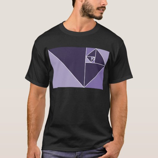 Golden Ratio (Paars) T-shirt (Voorkant)