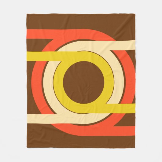 Golden Ratio Retro Fleece Deken (Voorkant)