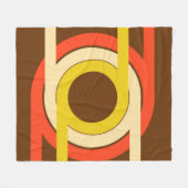 Golden Ratio Retro Fleece Deken (Voorkant (Horizontaal))