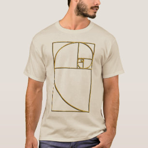 Golden Ratio Sacred Fibonacci Spiral T-shirt