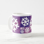 Golden Ratio Snowflake Koffiemok (Voorkant links)
