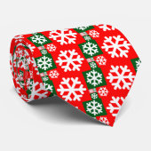 Golden Ratio Snowflake Stropdas (Opgerold)