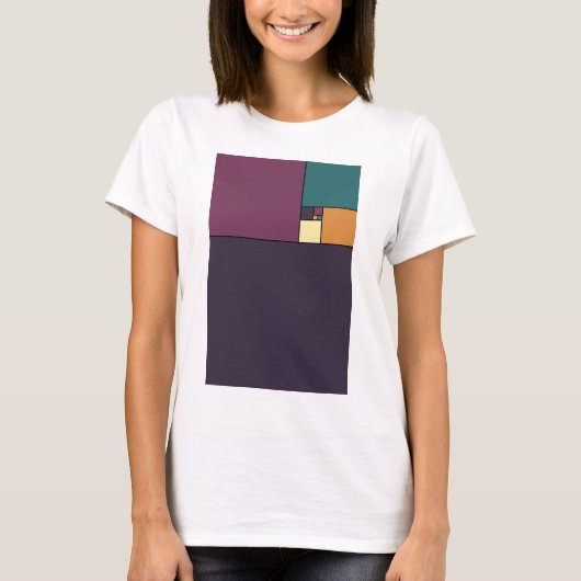 Golden Ratio Squares T-shirt (Voorkant)