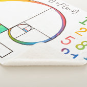 Golden Ratio Wiskunde Sherpa Blanket Deken (3/4)
