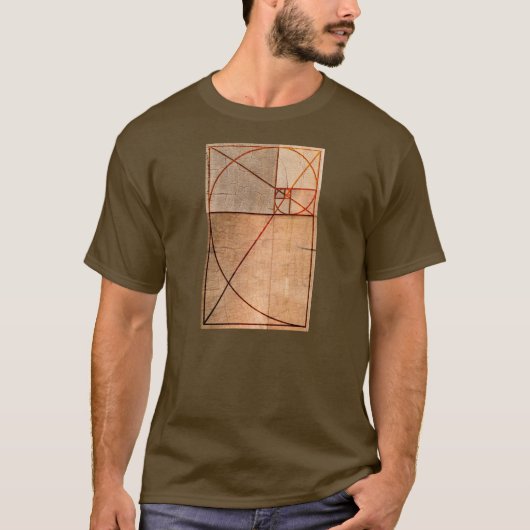 Golden Ratio Wood T-shirt (Voorkant)