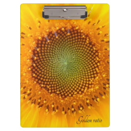 Golden Ratio, zonnebloemklembord Klembord