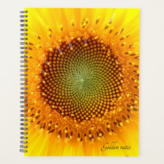 Golden Ratio, zonnebloemontwerper Planner (Voorkant)