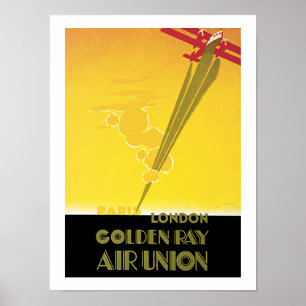 Golden Ray Air Union Poster