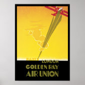 Golden Ray Air Union Poster (Voorkant)