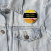 Golden Ray Air Union Ronde Button 5,7 Cm (In situ)