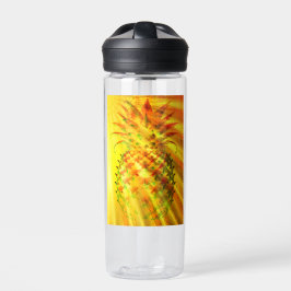 Golden Rays Passing Through A Large Pineapple Waterfles