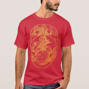 Golden Rebis  Alchemy Illustration T-shirt