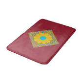 Golden Red African Traditional Bath Mats Badmat (Gekanteld)