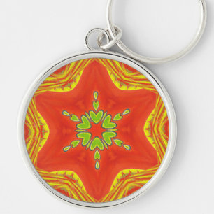 Golden red African Traditional Color Sleutelhanger