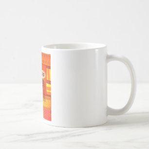 Golden Red African Traditional Colors Funny Am bor Koffiemok