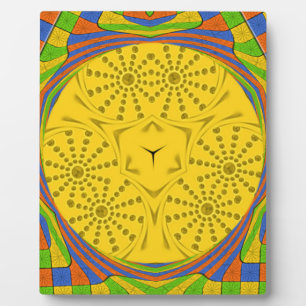 Golden Red Blue Green Royal Egyptian. Fotoplaat