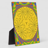 Golden Red Blue Green Royal Egyptian. Fotoplaat (Zijkant)