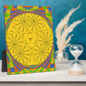 Golden Red Blue Green Royal Egyptian. Fotoplaat (Zijkant)