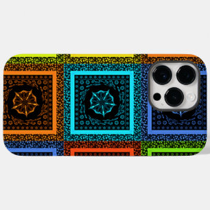 Golden Red Blue Masai Traditionele kleuren Case-Mate iPhone Case