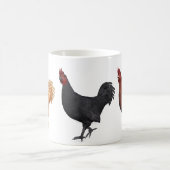 Golden Red en Black Rooster Koffiemok (Center)