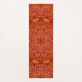 Golden Red Mandala Yogamat (Voorkant)