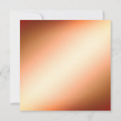 Golden red rose, zoete roos 16 uitnodiging (Achterkant)