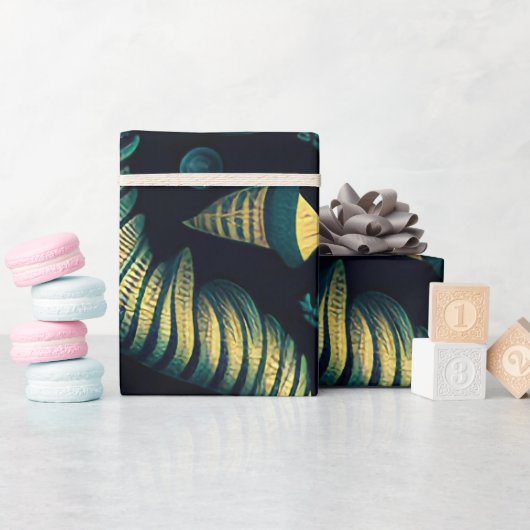 Golden Reefs Cadeaupapier (Baby Shower)