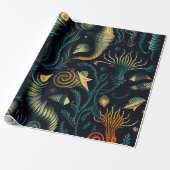 Golden Reefs Cadeaupapier (Uitgerold)