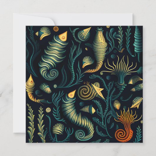 Golden Reefs Feestdagenkaart (Voorkant)