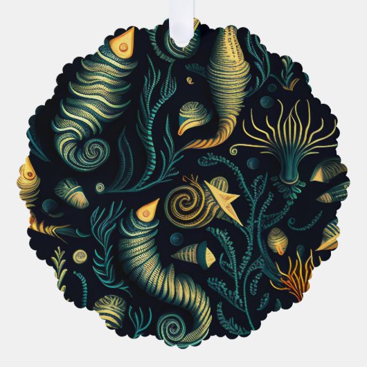 Golden Reefs Ornament Kaart (Voorkant)