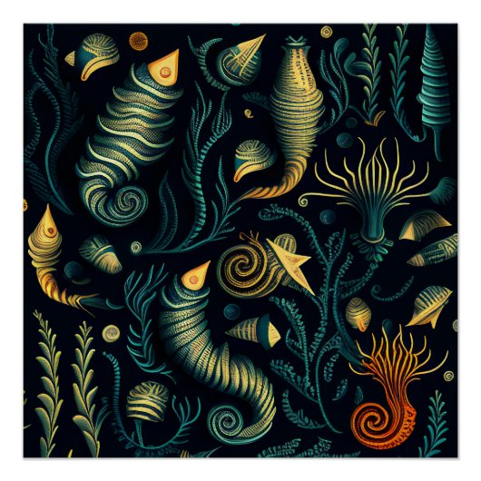 Golden Reefs Perfect Poster (Voorkant)